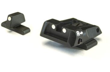 Image of LPA Adjustable White Dot Sight Set, Beretta APX, Black, SPS10XE30