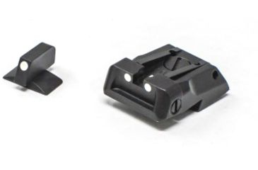 Image of LPA Adjustable White Dot Sight Set, Sig Sauer 1911, Cal .22, Black, SPS17SS30