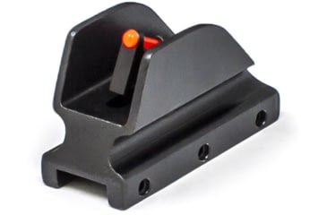 Image of LPA Fiber Optic Front Sight Ramp, Rib Style, Black, SG7+M1F