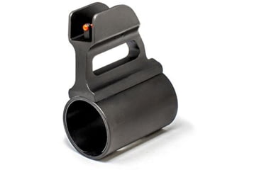 Image of LPA Front Shotgun Sight - Clamp-On Band - Red Dot Fiber Optic, Tall, Black, SG6+M1F