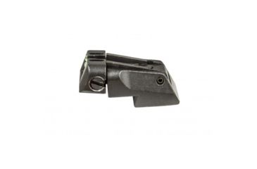 Image of LPA Fully Adjustable Fiber Optic Rear Sight For 1911 Ria, S&amp;W, OEM Universal, .472in Dovetail, Black, MPS1KBFO
