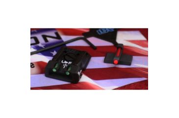Image of LPA SPF Fiber Optic Adjustable Sight Set For H&amp;K P30, Black, SPF01HK