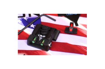Image of LPA SPF Fiber Optic Adjustable Sight Set For S&amp;W Military and Police M&amp;P, Black, SPF02SW
