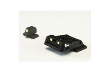 Image of LPA SPL Fully Adjustable Luminova Night Sight Set For S&amp;W M&amp;P, Black, SPL02SW