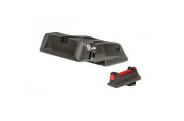 Image of LPA SPS Fully Adjustable Fiber Optic Front Sight Set For Walther PPQ Q5 Match, Black, SPS13WA6F