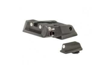 Image of LPA SPS Fully Adjustable White Dot Sight Set For Walther PPQ Q5 Match, Black, SPS13WA30