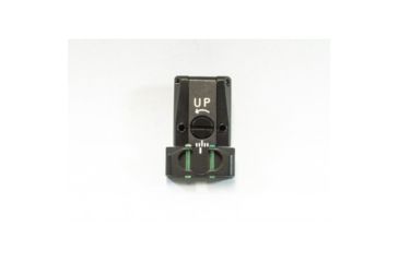 Image of LPA TTF Fiber Optic Adjustable Sight Set For 1911 Colt 80 Series, Black, TTF80CT
