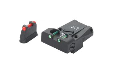 Image of LPA TTF Fiber Optic Adjustable Sight Set For CZ75/ 85, Black, TTF86CZ