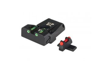 Image of LPA TTF Fiber Optic Adjustable Sight Set For Sig Sauer P229 &amp; Springfield XD, Black, TTF30SS