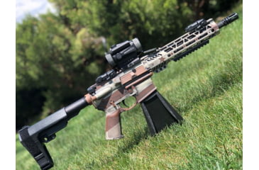 Image of Lucid Optics Mid Sized Red Dot Sight HDx, 3 MOA Circle Dot Reticle, Matte Black, L-HDX