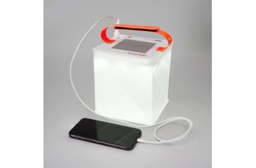 Image of LuminAID Max QI Solar Lantern w/Phone Charger, White, 0196-0150