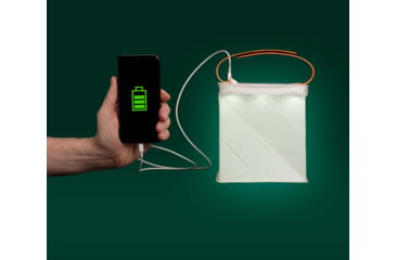 Image of LuminAID Max QI Solar Lantern w/Phone Charger, White, 0196-0150