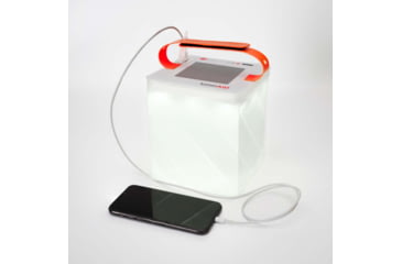 Image of LuminAID Max QI Solar Lantern w/Phone Charger, White, 0196-0150