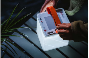 Image of LuminAID Max QI Solar Lantern w/Phone Charger, White, 0196-0150