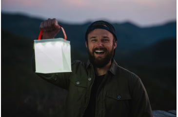 Image of LuminAID Max QI Solar Lantern w/Phone Charger, White, 0196-0150