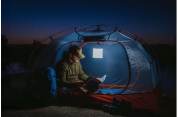 Image of LuminAID Max QI Solar Lantern w/Phone Charger, White, 0196-0150