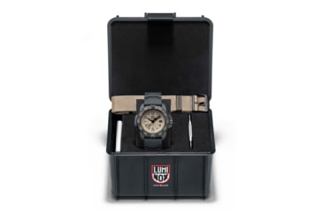 Image of Luminox Navy Seal Foundation 3250 Series Watches - Men's, Sand/Black, 45mm, XS.3251.CBNSF.SET