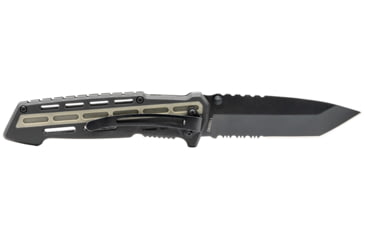 Image of M&amp;P AR Overmold Folding Knife, 3.5in, 8Cr13MoV Steel Blade, 4.5in, Rubber Handle, 1100082
