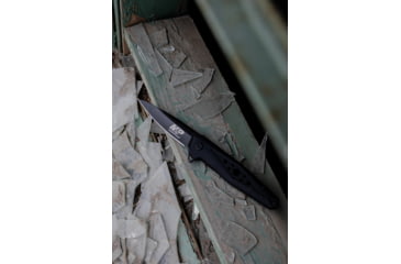 Image of M&amp;P Ultra Glide Flipper Knife, 2.75in, Stainless Steel Blade, 4.12in, Polymer Handle, Black, 1100074