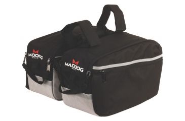 Image of Coleman Mad Dog Motorcycle Saddle Bag,, Black / Gray, 15.55 x 10.04 x 6.3 in 2000012670