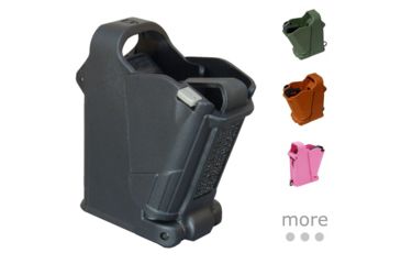 Image of Maglula UpLULA Universal Pistol Magazine Speed Loader, Black, Dark Green, Orange Brown, Pink, Purple, Yellow