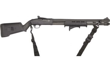 Image of Magpul Industries Forward Sling Mount - Mossberg 590A1, Black, MPIMAG493