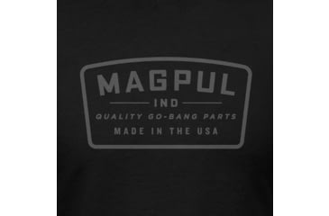 Image of Magpul Industries Go Bang Parts Graphic T-Shirts - Mens, Black Cotton/Polyester Short Sleeve, Medium, MAG1526-001-M