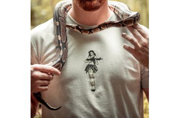 Image of Magpul Industries Hula Girl CVC T-Shirt, Stone Gray, Small, MAG1117-039-S