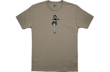 Image of Magpul Industries Hula Girl CVC T-Shirt, Stone Gray, Small, MAG1117-039-S