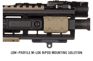 Image of Magpul Industries M-LOK Bipod Mount, Fits M-LOK Hand Guard, Black MAG609