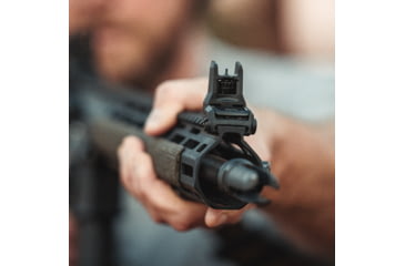 Image of Magpul Industries MBUS 3 Sight, Front, AR10, AR15, M4, M16, M110, SR25, Black, MAG1166-BLK