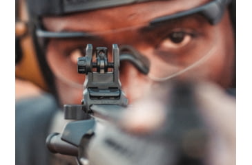 Image of Magpul Industries MBUS 3 Sight, Rear, AR10, AR15, M4, M16, M110, SR25, Black, MAG1167-BLK