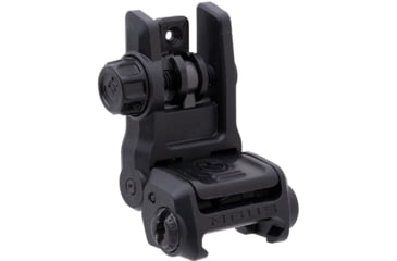 Image of Magpul Industries MBUS 3 Sight, Rear, AR10, AR15, M4, M16, M110, SR25, Black, MAG1167-BLK