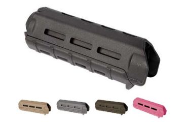 Image of Magpul Industries MOE Carbine Length AR-15/M4 M-LOK Handguard, Black, Flat Dark Earth, Gray, Olive Drab Green, Pink