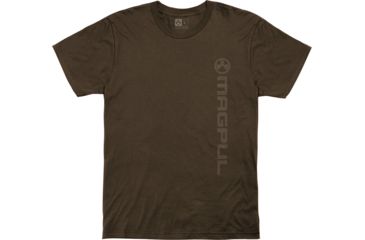 Image of Magpul Industries Vert Logo Cotton T-Shirt, Brown, XL, MAG1113-200-XL