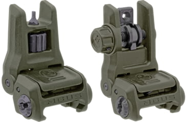 Image of Magpul MBUS 3 Front and Rear Flip Sights Set, OD Green