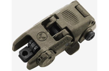 Image of Magpul MBUS Rear Flip-Up Back Up Sight Gen 2, OD Green MAG248OD