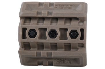 Image of FAB Defense Double Picatinny Rail for AR-15/M16/M4 Standard Handguard, Desert Tan, FX-DPRT
