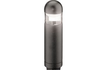 Image of Malibu 20 Watt Halogen Low Voltage Cast Metal Bollard Outdoor Light,Black 8301-9300-01