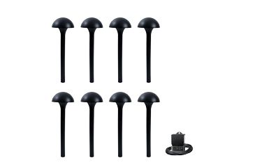 Image of Malibu 8 pc 4-Watt Plastic Pathway Low Voltage Outdoor Light Kit,Black 8301-2921-08