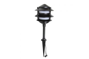 Image of Malibu LED Cast Metal Tier Light,Black 8401-9203-01