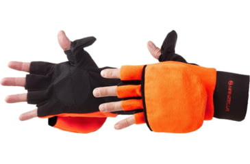Image of Manzella Manzella Convertible Gloves/Mitten - Men's, Blaze Orange, Large, H146M-BLZ-L