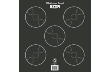 Image of Maple Leaf Press Maple Leaf S3DA 3D Target Face 25 Pack, Black, S3DA-BLK-P