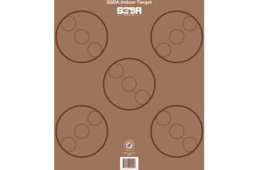 Image of Maple Leaf Press Maple Leaf S3DA 3D Target Face 25 Pack, Brown, S3DA-BRO-P