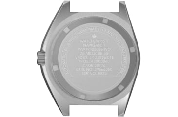 Image of Marathon Arctic Steel Navigator w/ Date Automatic Unisex Watches, 41mm, Sapphire, Ballistic Nylon Strap, Black, WW194030SS-0501