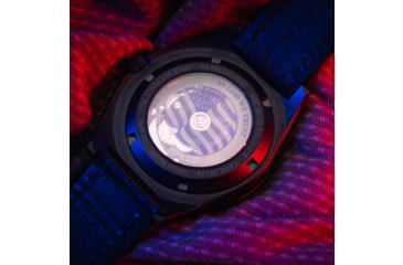 Image of Marathon Limited 250 Edition SSNAV-D Auto Unisex Watch, 41mm Case Diameter, Bi-Directional Bezel, Black Leather Strap, WW194030AN-US250