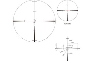 Image of March Scopes 1X-8X24, Tactical Turret Rifle Scope, Fmc-1 Reticle, With Illumination, Black, NSN None, D8V24FIML-FMC-1