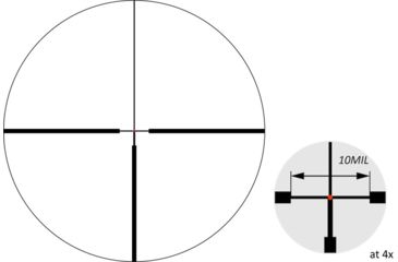 Image of March Scopes Rifle Scope, 2.5-25x52mm, 30mm Tube, Second Focal Plane, MTR-FD-1 Reticle, Matte, Black, D25V52TIML FD-1 Reticle