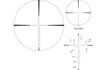 Image of March Scopes 3X-24X52, Tactical Turret Rifle Scope, Fml-1 Reticle, With Illumination, Black, NSN None, D24V52FIML-FML-1