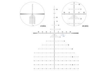 Image of March Scopes High Master Genesis 6X-60X56G, Tactical Turret Rifle Scope, Fma-Mt Reticle, With Illumination, Black, NSN None, D60V56GFIMA-FMA-MT